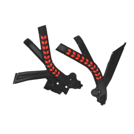 PROTETOR DE QUADRO BETA PRETO/VERMELHO   AMX