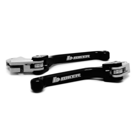 PAR DE MANETES MXF 250TS 2T BIKER   PRETO