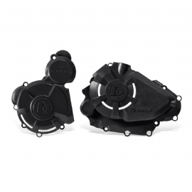 PROTETOR DE TAMPAS DO MOTOR  MXF 270F BIKER   PRETO