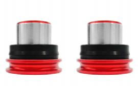 ESPACADOR RODA STEEL RING BETA TRASEIRO VERMELHO BMS RACING