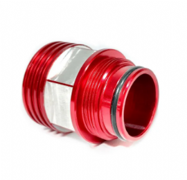 EXPANSOR DO RESERVATORIO DE OLEO DE FREIO TRASEIRO CURTO BRAKTEC BMS RACING VERMELHO