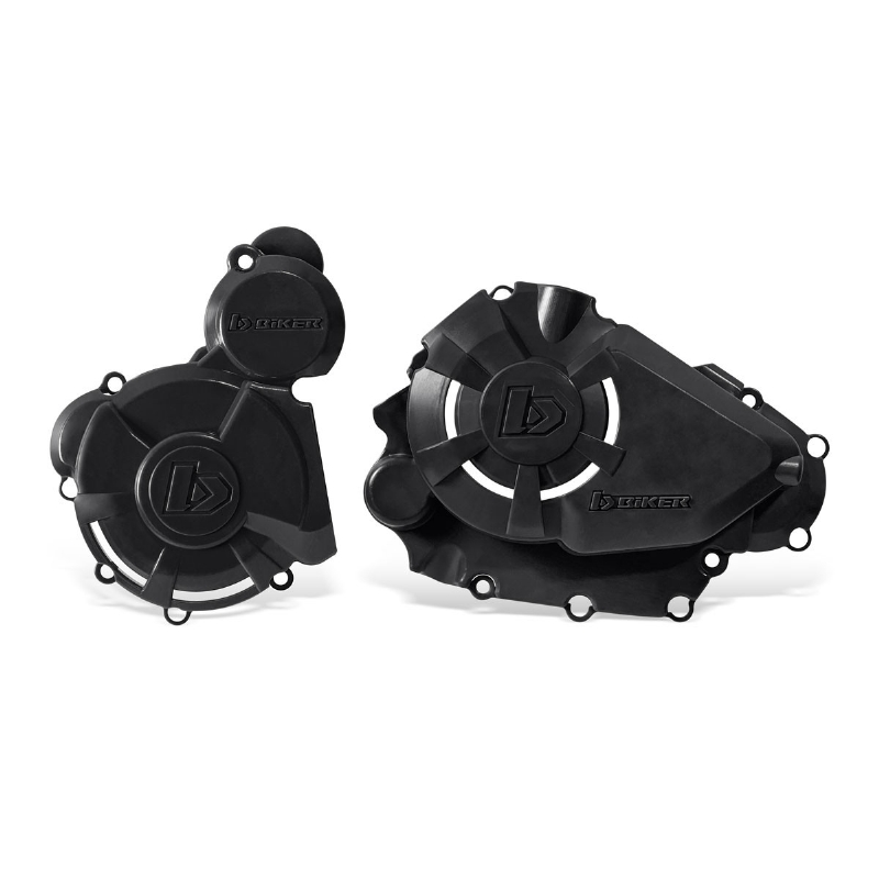 PROTETOR DE TAMPAS DO MOTOR  MXF 270F BIKER - PRETO