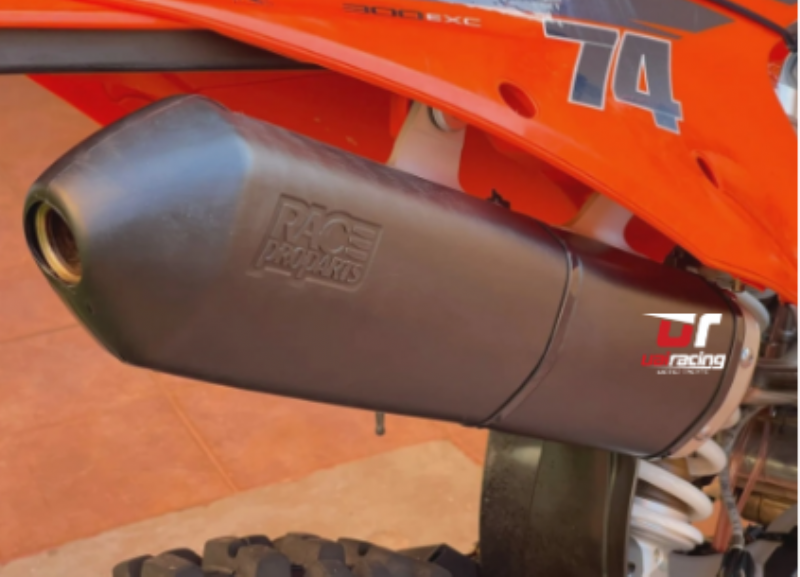 Protetor de  escapamento preto KTM 2020 em diante 